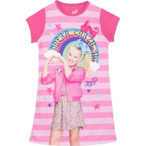 JoJo Siwa Girls Nightdress Size 7 Multicolored