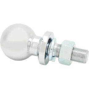 Trailer BallHitch Ball, Trailer Hitch Ball Carbon Steel 3500lbs Towing Balls 50mm Diameter 50mm X 3/4in Shank