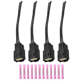 WPT931 Ignition Coil Connector Plug Replacement for Ford V6 V8 Flex F150 2013-2019, Replaces S2280 9U2Z14S411EA(4 Pcs)
