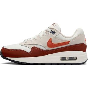 NIKE Air Max 1 Big Kids' Shoes (DZ3307-110, Sail/Mars Stone/Desert Sand/Vintage Coral) Size 4.5