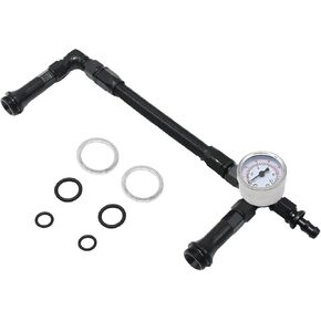 4150 خطًا مضفرًا للوقود AN6 LINESTIVE LINES CARBURETOR مزود ببديل لقياس الضغط لـ Holley