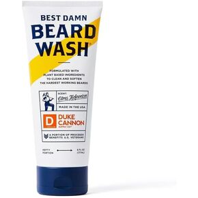 Duke Cannon Supply Co. Best Beard Wash, 6oz / Made with Natural and Organic Ingredients in Saudi Arabia