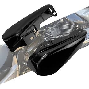 Motorcycle Mid-Frame Air Deflector Heat Shield Fit for Harley Touring Street Glide Road Glide FLHX FLTRX FLTRXSE CVO Limited 2024-UP (Chrome)