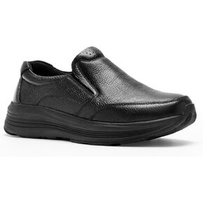 Men's Orthopedic Leather Dress Walking Shoes: Comfortable Orthotic Plantar Fasciitis Oxford Shoes with Arch Support, Flat Feet Casual Business Slip-On Loafers for Foot and Heel Pain Relief in Saudi Arabia