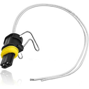 2 Wire Pigtail Connector Turbo VGT Solenoid & IPR Pigtail valve, Fuel Injector Connector Wiring Harness Compatible with Chevy Duramax 6.6L & Fd 7.3L 6.0L