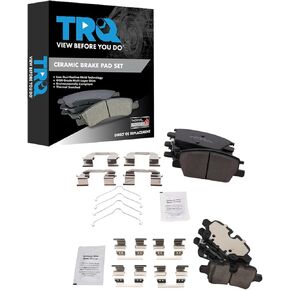 TRQ Brake Pads Ceramic Compatible with 2021-2023 Chevrolet Equinox 2020-2023 Malibu 2021-2022 GMC Terrain
