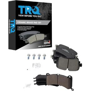 TRQ Brake Pads Ceramic Compatible with 2019 Audi e-tron Quattro