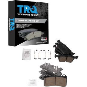 TRQ Brake Pads Ceramic Compatible with 2021-2022 Ford Mustang Mach-E