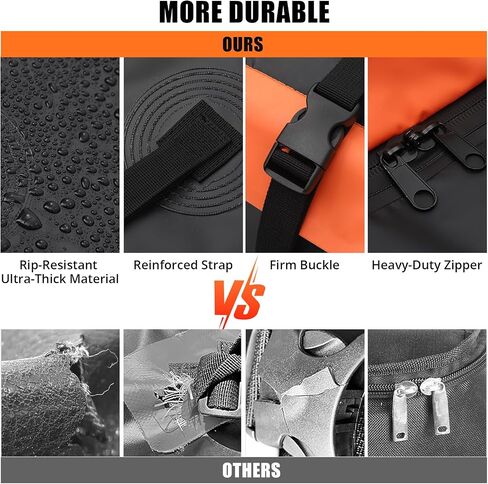 Hitch Cargo Carrier Bag 21 Cu Ft, Heavy Duty Waterproof Cargo Traveling Bag for Car Truck SUV Vans' Hitch Trays and Hitch Baskets, 8 Reinforced Straps, Waterproof Zip in Saudi Arabia