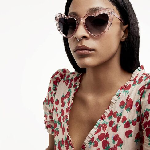 Betsey Johnson Women's Brea Sunglasses Heart in Saudi Arabia