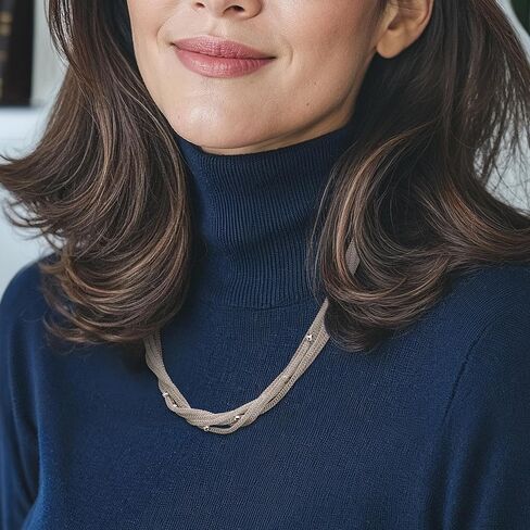 روس سايمونز إيطالي سترلينج الفضة متعددة الشبكات القلادة in Kuwait