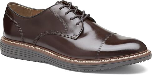 Johnston & Murphy Upton Cap Toe Men's Shoe - أحذية تجارية للرجال ، أحذية جلدية مريحة للرجال in Saudi Arabia