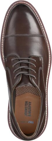 Johnston & Murphy Upton Cap Toe Men's Shoe - أحذية تجارية للرجال ، أحذية جلدية مريحة للرجال in Saudi Arabia