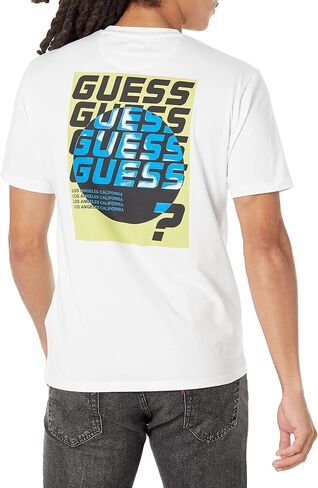 GUESS Men's Eco Lindon Tee, Bright Sun, M in Saudi Arabia