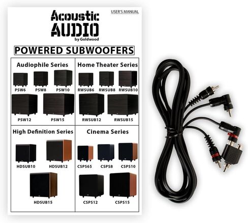 Acoustic Audio PSW-15 Down Firing Powered Subwoofer in Saudi Arabia