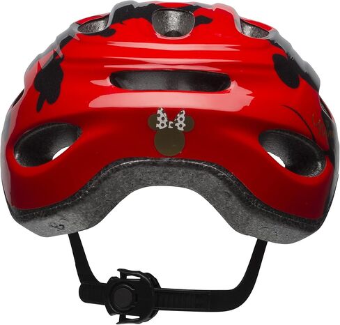 خوذة دراجة Bell Minnie Mouse للنساء باللون الأحمر والأسود in Kuwait