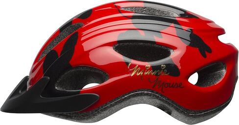 خوذة دراجة Bell Minnie Mouse للنساء باللون الأحمر والأسود in Kuwait