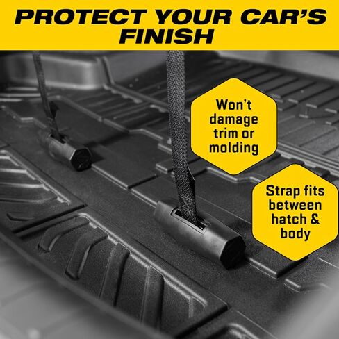 Saris, Bike Rack Accessory, Trunk-Mount Hatch Huggers, Secure Car Rack Mounting Straps, Black in Kuwait