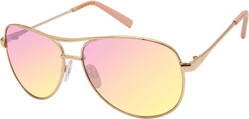 Jessica Simpson womens Jessica Simpson J106 Iconic UV Protective Metal Aviator Women s Sunglasses Glam Gifts for Women Wor, Gold, 59 mm US in Saudi Arabia