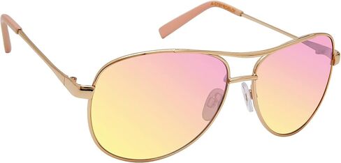 Jessica Simpson womens Jessica Simpson J106 Iconic UV Protective Metal Aviator Women s Sunglasses Glam Gifts for Women Wor, Gold, 59 mm US in Saudi Arabia