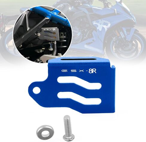 ل GSX8R GSX-8R 2024 دراجة نارية CNC الألومنيوم الخلف سائل الفرامل الخلفية الغلاف غطاء زيت غطاء حماية GSX8R GSX-8R 2024-2025 (الذهب) in Kuwait
