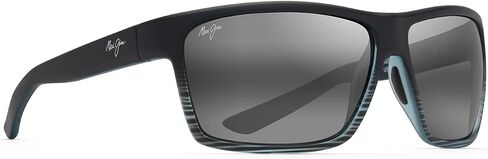 Maui Jim unisex adult Alenuihaha W/ Patented Polarizedplus2 Lenses Sunglasses, Dark Brown Stripe/Hcl Bronze Polarized, Large US in Saudi Arabia