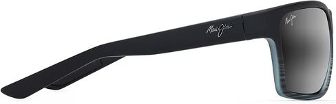Maui Jim unisex adult Alenuihaha W/ Patented Polarizedplus2 Lenses Sunglasses, Dark Brown Stripe/Hcl Bronze Polarized, Large US in Saudi Arabia