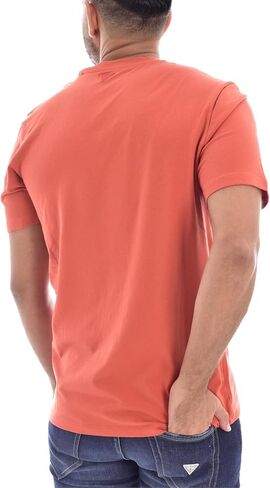 GUESS Men's Eco Alphy Tee, Iron Oxide, S in Saudi Arabia