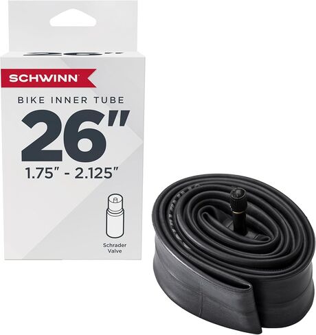Schwinn Replacement Bike Tube Schrader Valve, Standard, 26-Inch x 1.75-Inch-2.125-Inch in Saudi Arabia