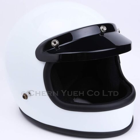 3-Snap Shorty Visor Peak for Motorcycle Helmets (Black) in Kuwait