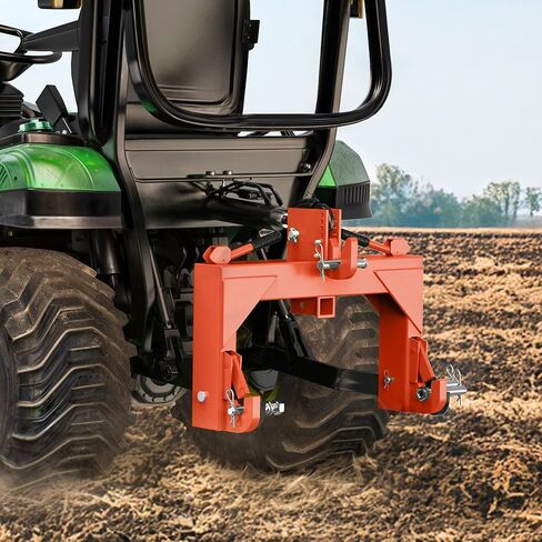 YINTATECH 3 Point Quick Hitch fits Cat 1 with 2" Receiver, 3000lbs, Orange in Saudi Arabia