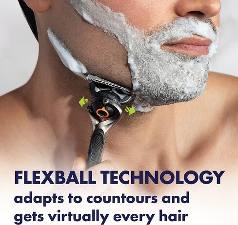 Gillette Fusion Proglide Manual Men's Razor With Flexball Handle Technology With 1 Razor Blade in Saudi Arabia