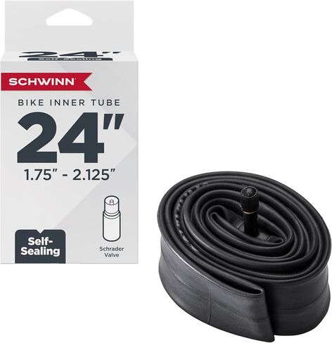 أنبوب داخلي بديل للدراجة من Schwinn، تقليدي وذاتي الإغلاق، ذاتي الإغلاق، 700c × 35-42 مم، أسود in Saudi Arabia
