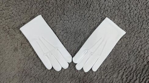 القفازات الرسمية للرجال البيضاء - Pallbearer ، Masonic ، Parade ، Tuxedo ، Cosplay Pack of 4 Gloves (2 أزواج) in Saudi Arabia