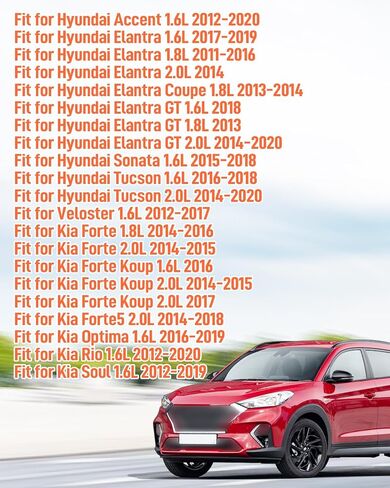 توصيل موصل ملف الاشتعال تسخير مع المحطات التي تتناسب مع Hyundai Accent Elantra Sonata Tucson Veloster Kia Forte Koup Optima Rio Soul 1.6L 1.8L 2.0L استبدال PT2910 S2928 4PCS in Saudi Arabia