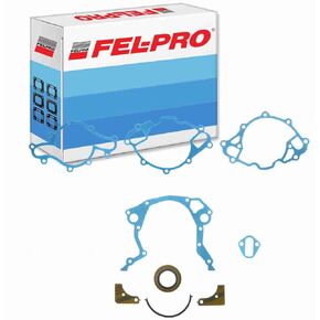 Engine Timing Cover Gasket Set compatible with Ford F-150 5.0L 5.8L V8 1979-1996