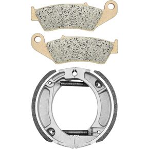 Front Sintered Brake Pads & Rear Brake Shoes for Honda CRF 150F CRF 230F CRF150F CRF230F 2003-2020