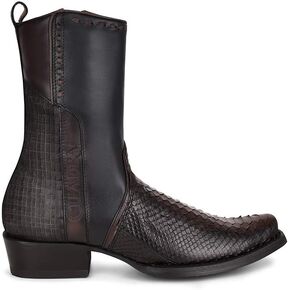 Cuadra Men's Boot in Genuine Python Leather and Bovine Leather