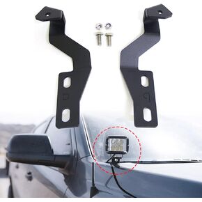 Tundra Ditch Light Bracket LED Pods Hood Mount Brackets Compatible with Toyota Tundra 2014+