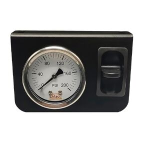 in Cab Single Air Gauge Control Kit with Paddle Switch for Air Suspension Kit （Right Hand）