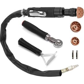 Tire Repair Set Polish Patch Tools 2500rpm Low Speed Air Tire Buffer Grinder Buffing Wheel 55mm,42mm,38mm with Tire Patch Roller Tire Inner Liner Scraper