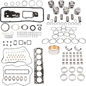 Piston Engine Gasket Rebuild Kit Placeming for 2007-2015 Dodge Ram 2500 3500 6.7L Cummins Diesel 4955520 ، 4931041 ، 3920691 ، 4955229 ، 4955230