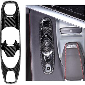 Corvette C8 Carbon Fiber Interior Center Gear Shifter Cover Trim fits 2020-2025