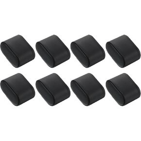 uxcell 8Pcs Watch Display Pillow, 2.95" x 2.09" x 1.77" Bracelet Watch Pillow PU Leather Watch Pillow for Watch Box Bangle Cushions Display Storage, Black