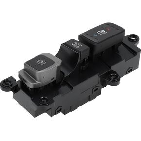 Brake Button Parking Switch No.933102w3154x Parking Brake Control Switch for Hyundai Santa Fe 2017-2019 Plastic Black