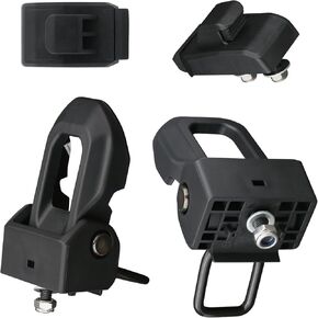 Hood Latch Lock w/Catch Bracket Left Driver & Right Passenger Side 68240952AF Compatible with 2018-2025 Jeep Wrangler JL JLU, 2020-2023 Jeep Gladiator JT Hood Accessories Parts