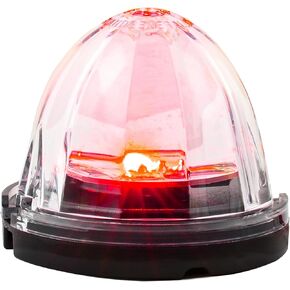 GG Grand General 81603 3.5 inches Red/Clear Super Star 1 LED Watermelon Sealed Light