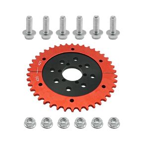 Magioo 420 Chain Sprocket & 42 Tooth Mini Bike Split Sprocket Hub Adapter fit for Coleman CT200U BT200X CT200U-EX Baja Warrior Heat Massimo MB1200 MB165 Predator 212cc 196cc 6.5hp 5.5hp