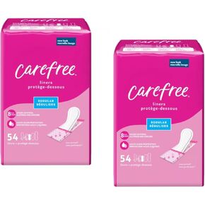 Carefree Acti-Fresh Regular 54 Ct. Unscented 2pk