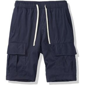 Men's Cargo Shorts for Work Relaxed Fit Outdoor Multi-Pocket Work Utility Tactical Hiking Travel Casual Shorts